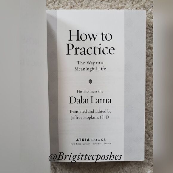 DALAI LAMA How To Practice The Way to a Meaningful  Life - Paperback - Picture 4 of 8